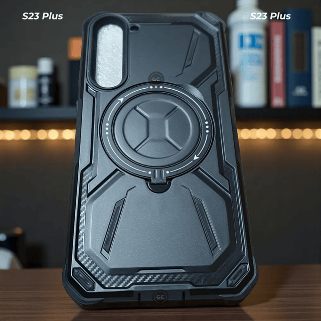 Carcasa Samsung Galaxy S23 Plus MagSafe 360° con Soporte de Metal y Marco Frontal