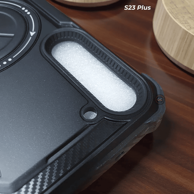 Carcasa Samsung Galaxy S23 Plus MagSafe 360° con Soporte de Metal y Marco Frontal