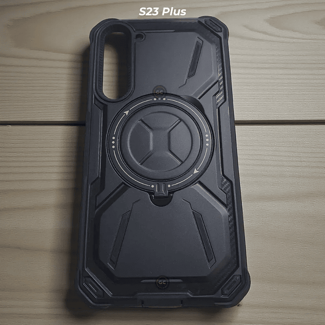 Carcasa Samsung Galaxy S23 Plus MagSafe 360° con Soporte de Metal y Marco Frontal