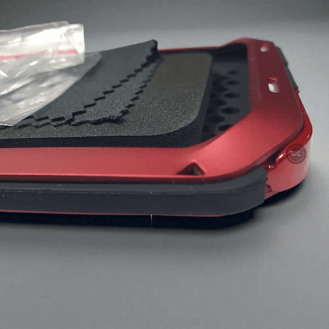 Case Metálico Antishock - Galaxy S7 Edge (Rojo) / Note 8 (Amarillo) 360°