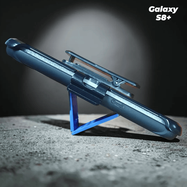 Case Galaxy S8+ Plus i-Blason Transformer con Clip de Correa + Soporte Video + Fibra de Carbono