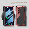Case Metálico Galaxy Z Fold 6 con Ranura S-Pen + Soporte Video + Blindaje 360 Militar