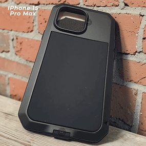 Carcasa de Metal iPhone 15 Pro Max / Protección con Tornillos + Mica Integrada + 360 Pro