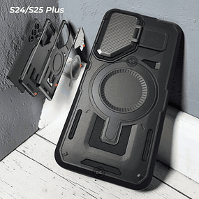 Case Samsung Galaxy S25 Plus / S24 Plus Antishock con MagSafe y Protector de Cámara Metálico