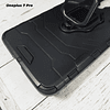 Case para OnePlus 7 / 7T Pro Antishock Militar para Soporte de Imán en Negro