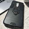Case para OnePlus 7 / 7T Pro Antishock Militar para Soporte de Imán en Negro