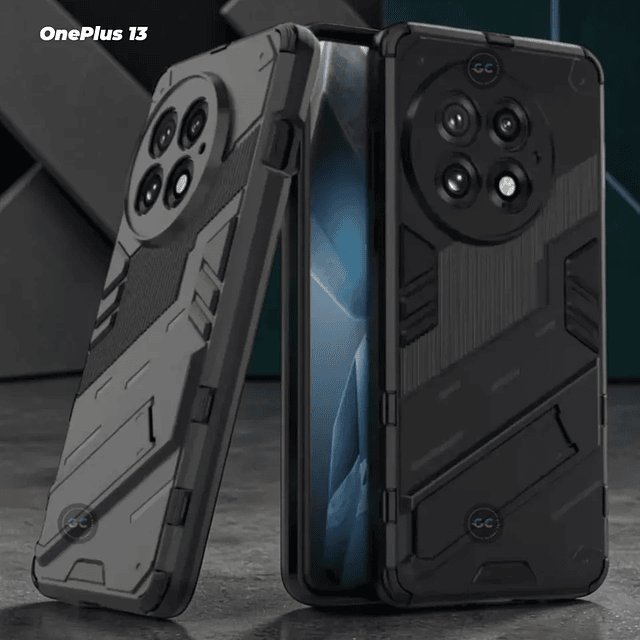 Carcasa Antishock OnePlus 13 con Parante se Adhiere a Imánes con Escudo de Cámara