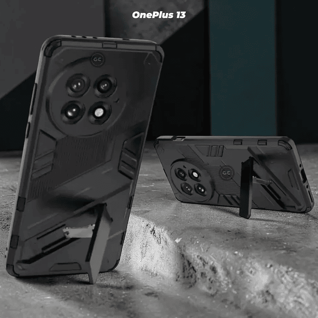 Carcasa Antishock OnePlus 13 con Parante se Adhiere a Imánes con Escudo de Cámara