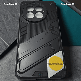 Carcasa Antishock OnePlus 13 con Parante se Adhiere a Imánes con Escudo de Cámara