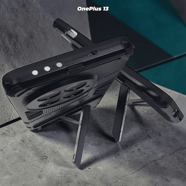 Carcasa Antishock OnePlus 13 con Parante se Adhiere a Imánes con Escudo de Cámara