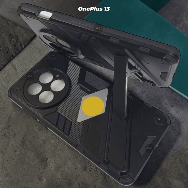 Carcasa Antishock OnePlus 13 con Parante se Adhiere a Imánes con Escudo de Cámara
