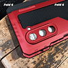 Carcasa Galaxy Z Fold 6 con Estructura Metálica + Soporte + Slot S-Pen Protector Grado Militar