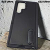 Carcasa Blindada 3 Piezas Samsung S22 Ultra con Soporte y Bordes Elevados