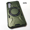 Carcasa Galaxy S23 FE Verde con Soporte y Bordes Antigolpes para Magsafe
