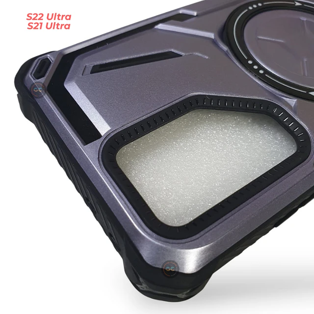 Case Samsung S21 Ultra 360 MagSafe con Soporte y Anillo Antishock