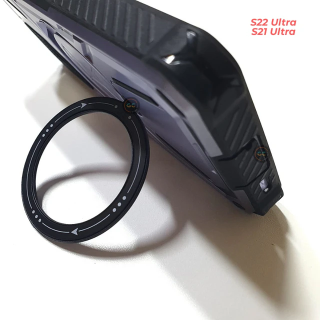 Case Samsung S21 Ultra 360 MagSafe con Soporte y Anillo Antishock