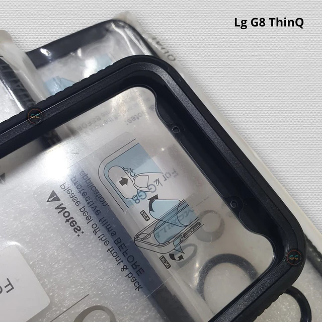 Case 360 Transparente LG G8 ThinQ / Carcasa Antigolpes Con Marco Frontal