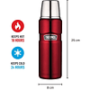 Termo King Acero Inoxidable Rojo 470ml Thermos