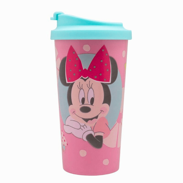 Vaso Mug Venti Con Tapa 480ml Minnie