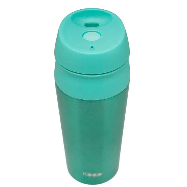 Vaso Mug Térmico Botón Keep 450ml Turquesa