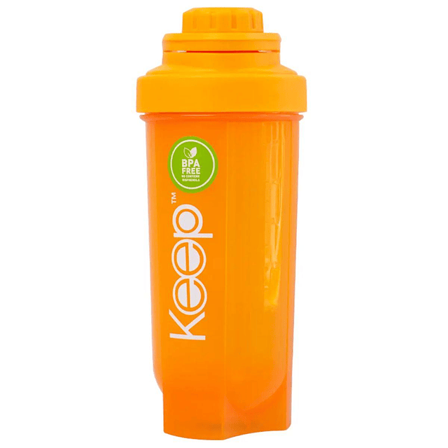 Botella Shaker Keep 700ml Naranja