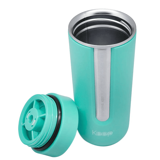 Vaso Mug Térmico Prime Acero Inoxidable 540ml Turquesa