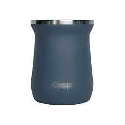 Vaso Mate Acero Inoxidable Hammered Keep 300ml Gris