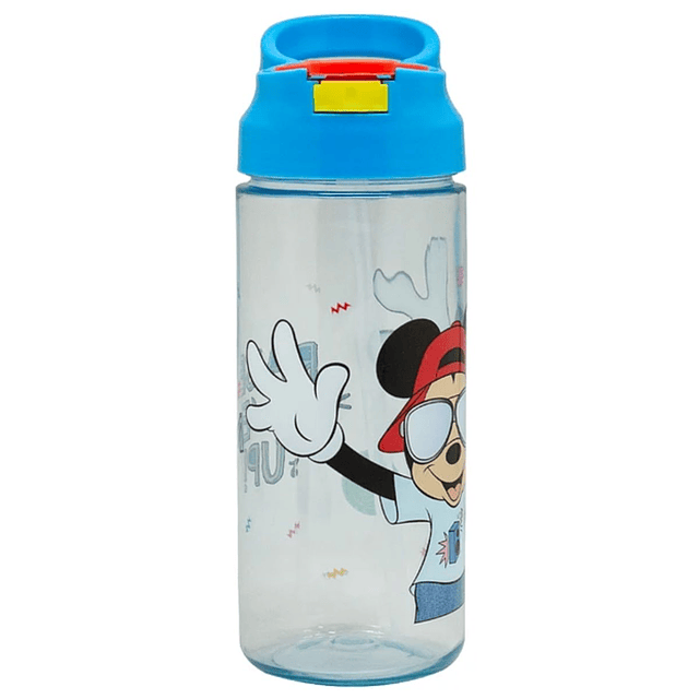 Botella Con Bombilla Para Niños 400ml Mickey