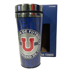 Vaso Mug Térmico Antiderrame U de Chile 450ml