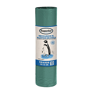 Bolsa de basura Superior grande 80x110 - Rollo 10u