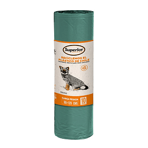 Bolsa de basura Superior carga pesada 80x120 - Rollo 10u