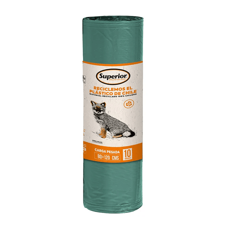 Bolsa de basura Superior carga pesada 80x120 - Rollo 10u 1