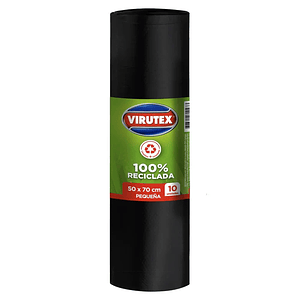 Bolsa de basura Virutex chica 50x70 - Rollo 10u