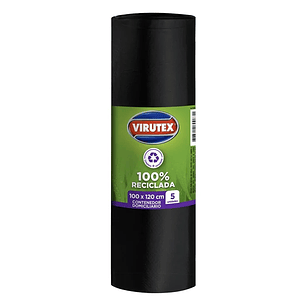 Bolsa de basura Virutex grande 100x120 - Rollo 5u