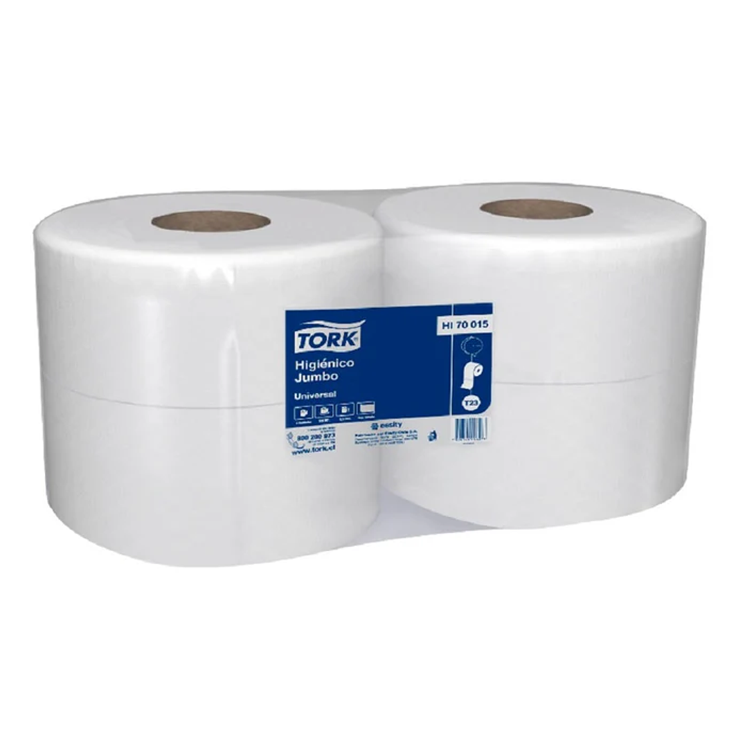 Papel Higiénico Tork 4 rollos x 500 mts - Hoja Simple 1