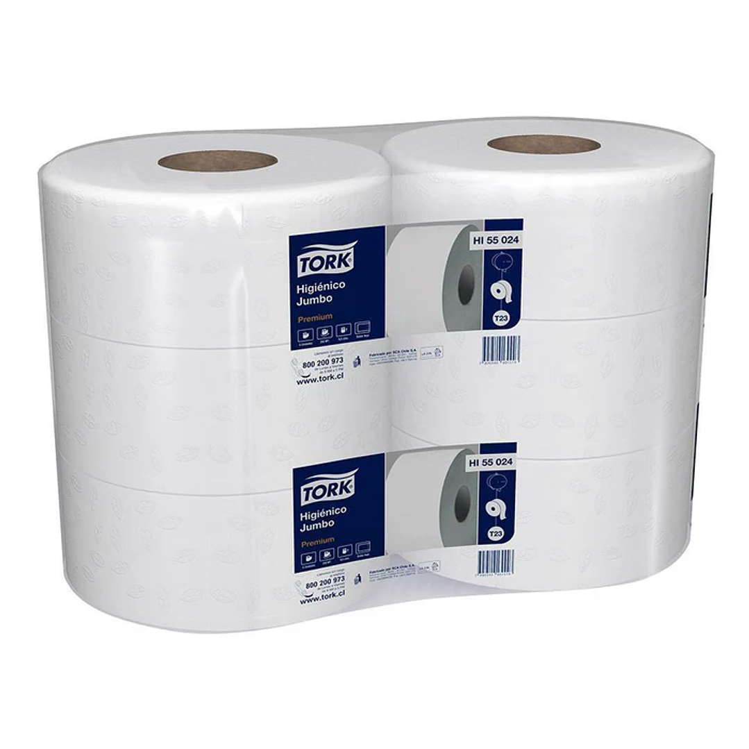 Papel Higienico Tork 6 rollos x 250 mts - Hoja Doble 1