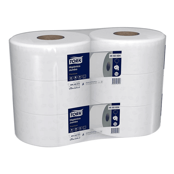 Papel Higienico Tork 6 rollos x 250 mts - Hoja Doble 1