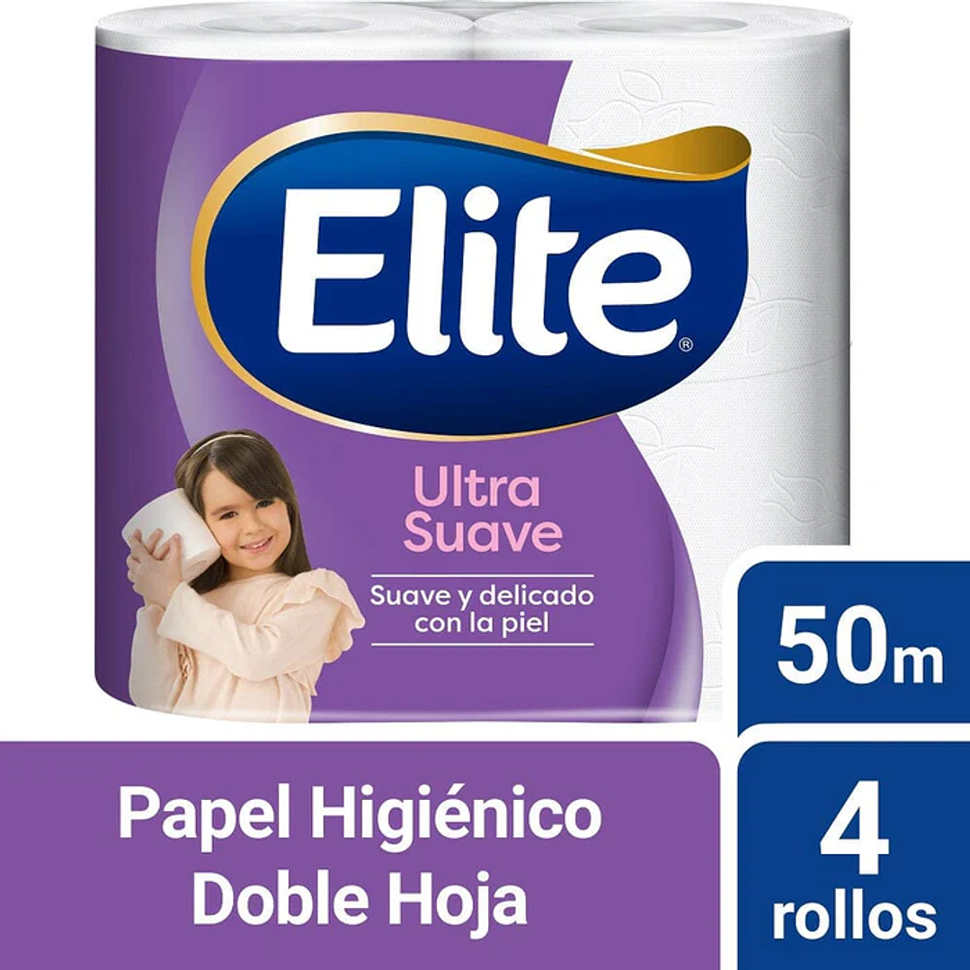 Papel Higienico Elite 4 rollos x 50 mts - Hoja Doble 1