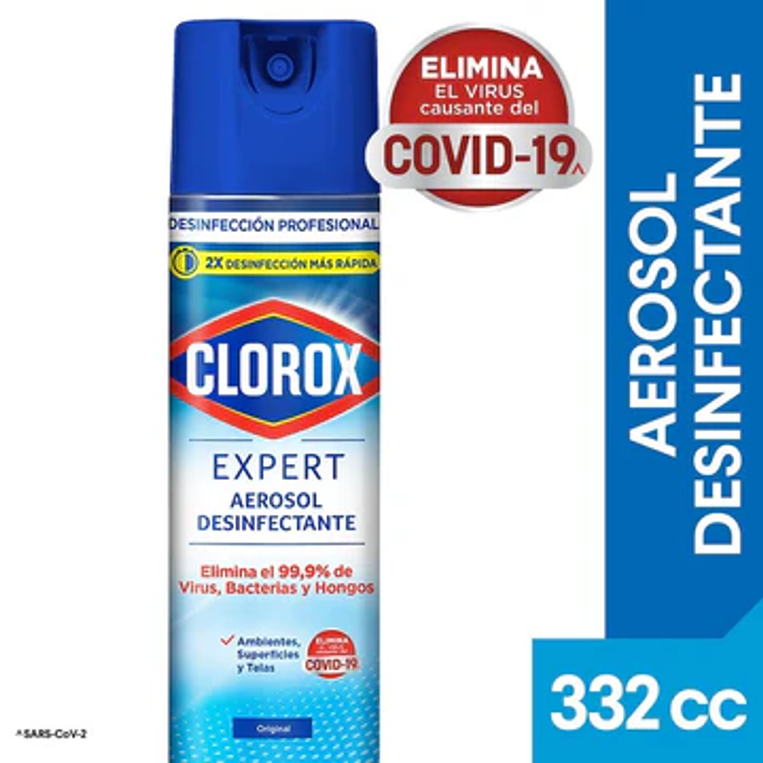 Desinfectante Aerosol Clorox 332cc - Aroma Original 1