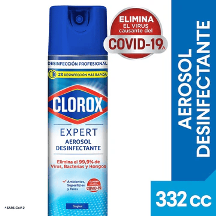 Desinfectante Aerosol Clorox 332cc - Aroma Original 1