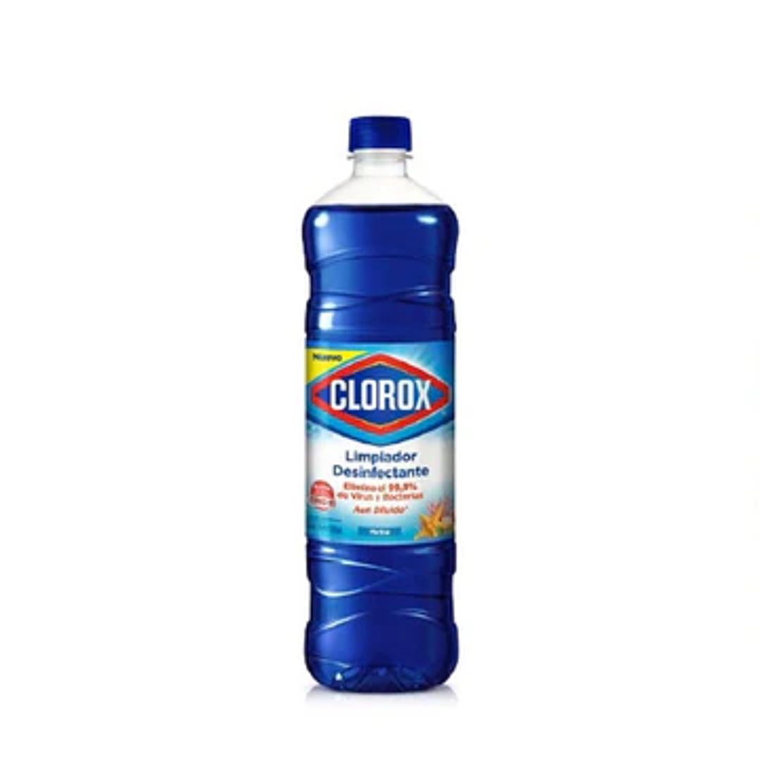Limpiador Desinfectante liquido Clorox 900ml - Aroma Marina 1
