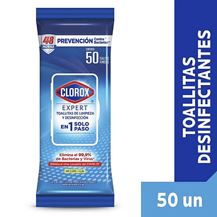 Toallitas Desinfectantes Clorox 50u