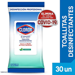 Toallitas Desinfectantes Clorox 30u