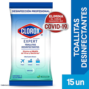 Toallitas Desinfectantes Clorox 15u