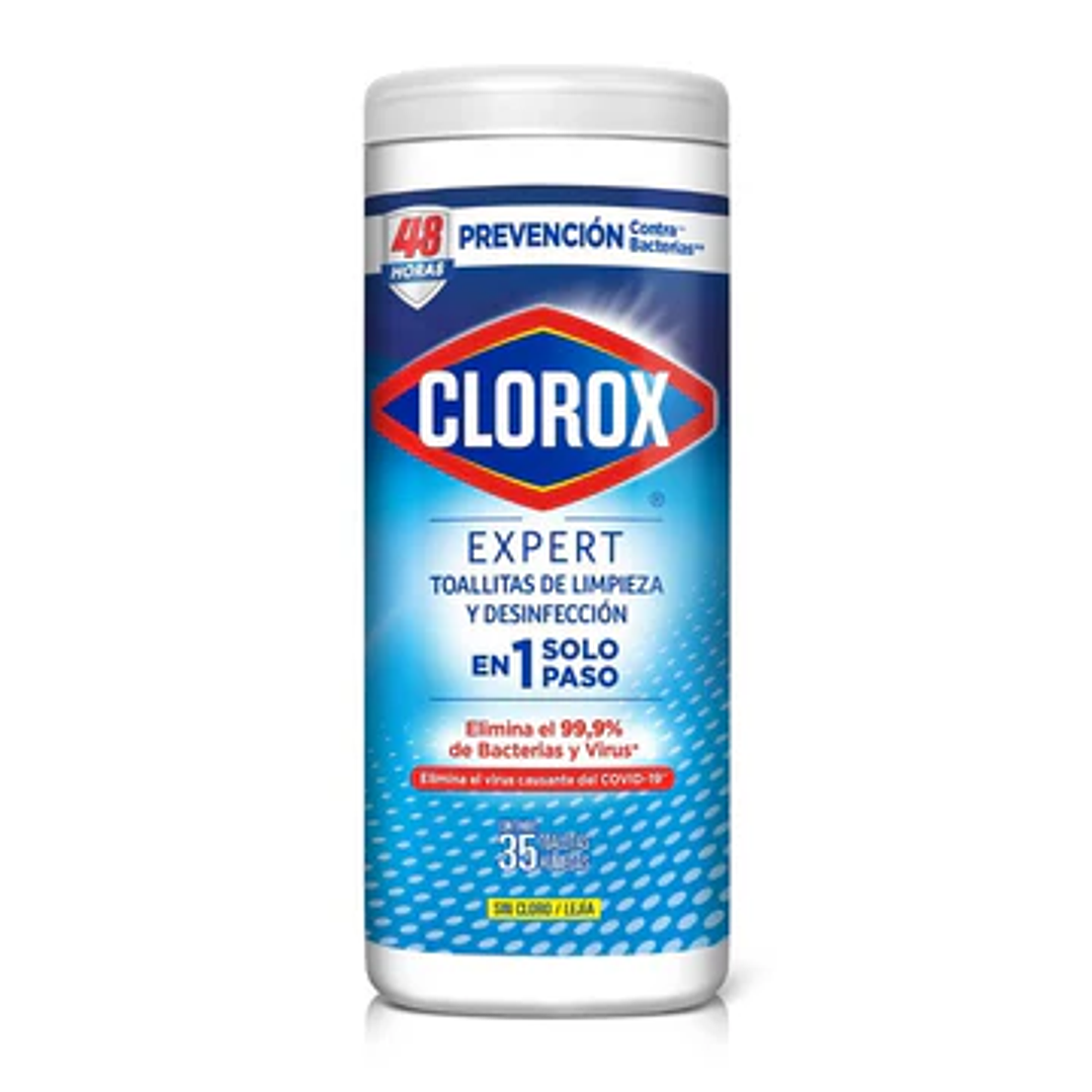 Toallitas Desinfectantes Clorox 35u - Tarro 1