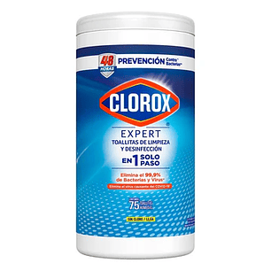 Toallitas Desinfectantes Clorox 75u - Tarro
