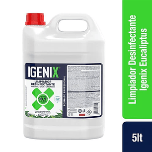 Limpiador Desinfectante Amonio Cuaternario Igenix 5L - Aroma Eucaliptus