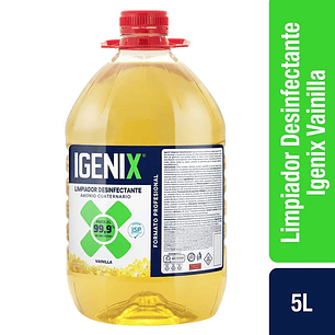 Limpiador Desinfectante Amonio Cuaternario Igenix 5L - Aroma Vainilla