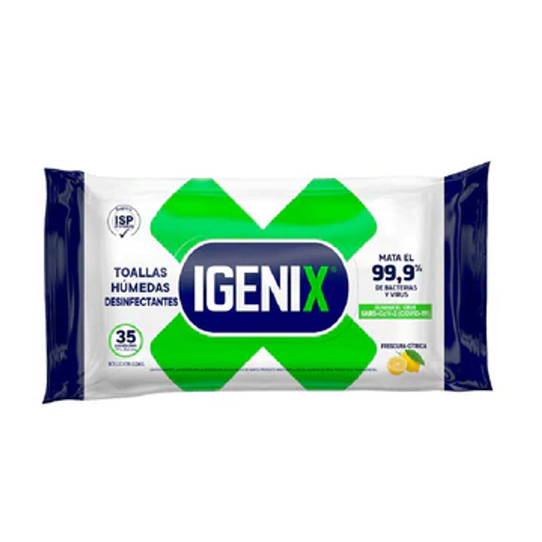 Toallitas Desinfectantes Igenix 35u 1
