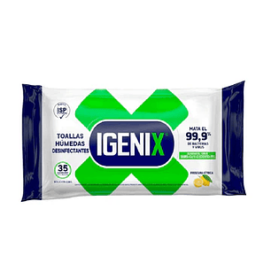 Toallitas Desinfectantes Igenix 35u